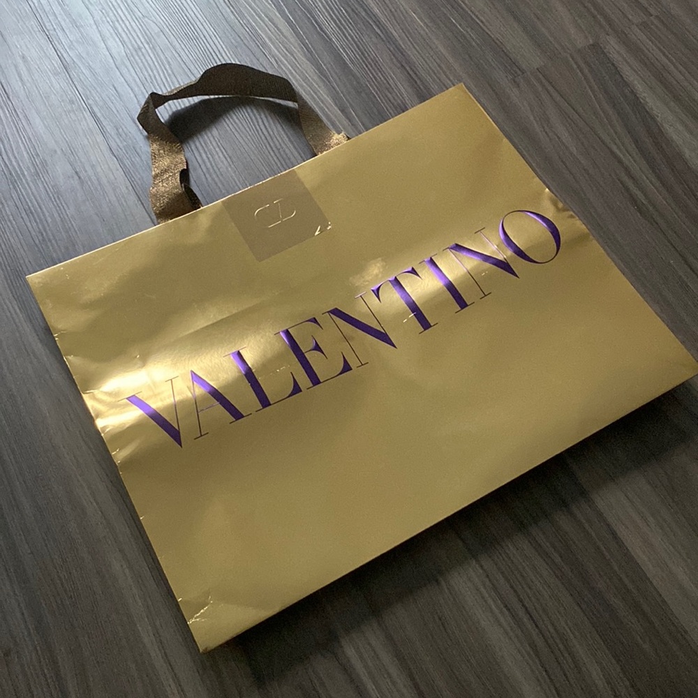 Authentic Valentino shopping bag